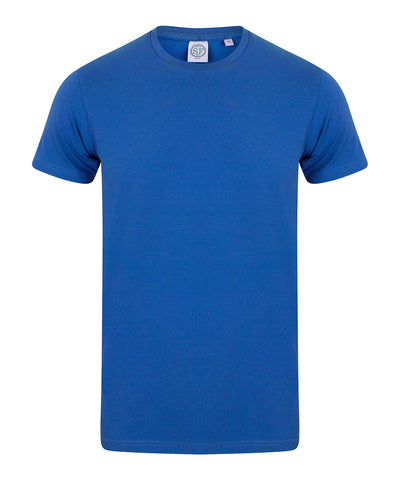 Camiseta elstica para hombres feel good | Azul Real
