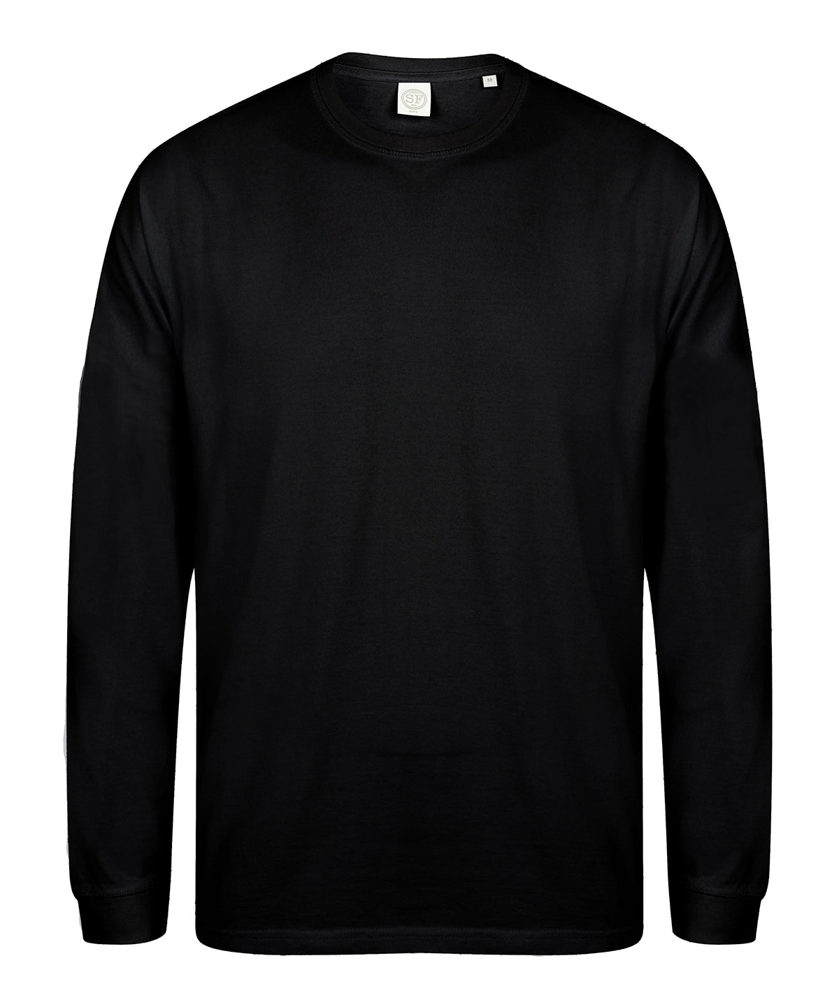 Camiseta unisex con eslogan y hombros cados | Negra Profunda