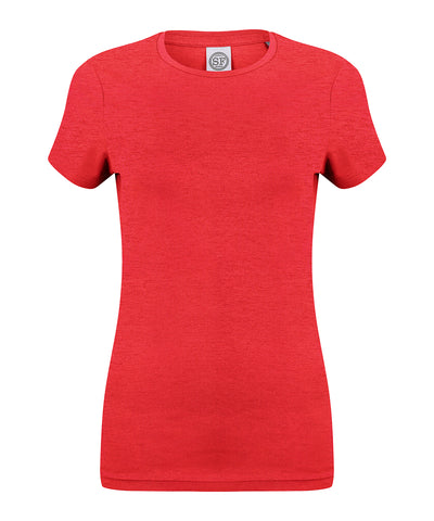 Camiseta elstica para mujer Feel Good | Rojo Brezo