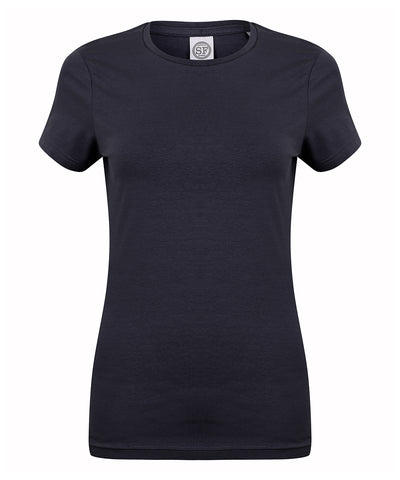 Camiseta elstica para mujer Feel Good | Azul Marino