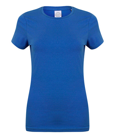 Camiseta elstica para mujer Feel Good | Azul Real