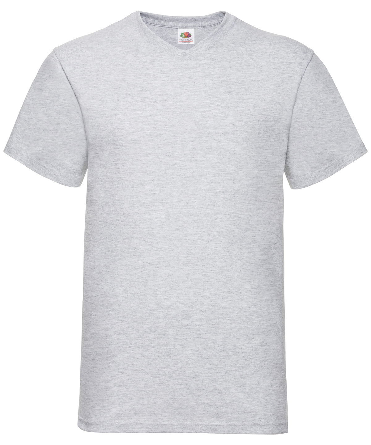 Valueweight V-Ausschnitt T-Shirt | Heather Grey Neu