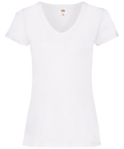 Valueweight V-Ausschnitt T-Shirt für Damen | Weiß