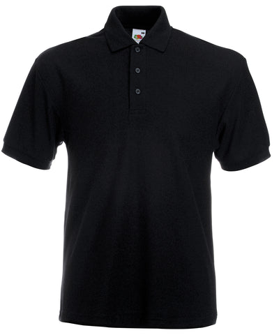 Polo pesado 65/35 | Negro Clsico