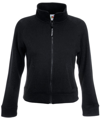 Chaqueta sudadera premium para mujer 70/30 | Negro