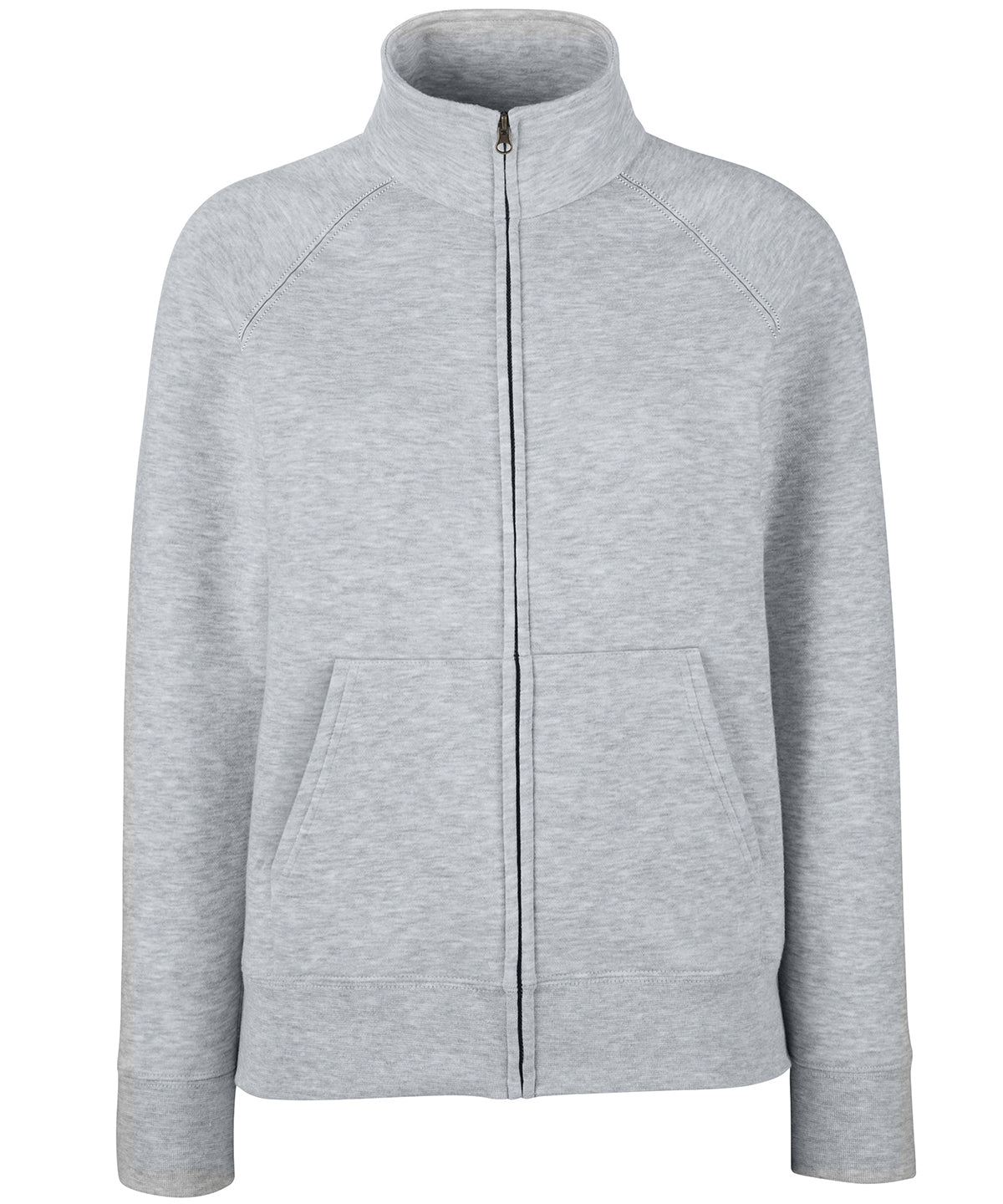 Damen Premium 70/30 Sweatshirtjacke | Heather Grey