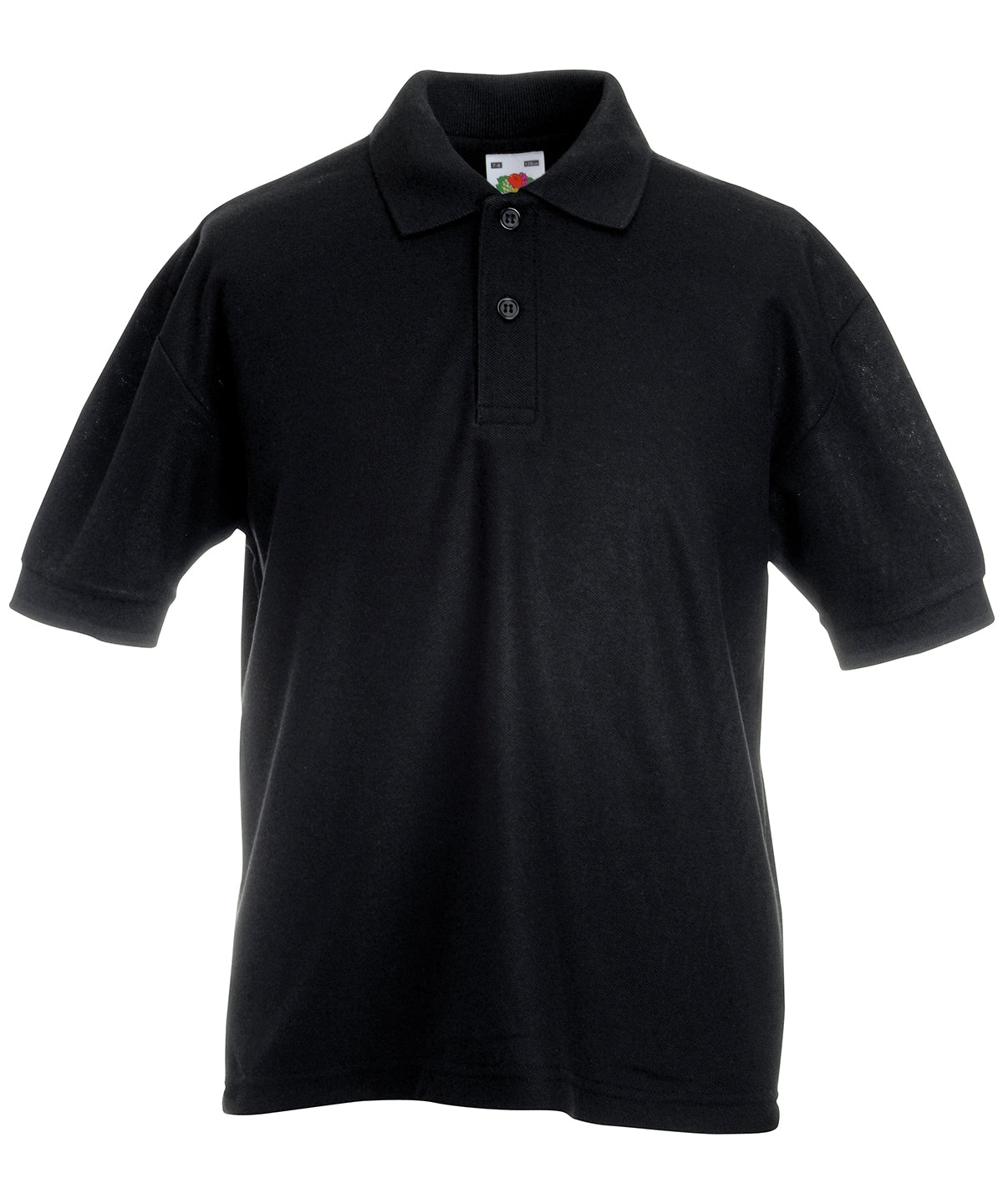 Polo piqu Kids 65/35 | Negro