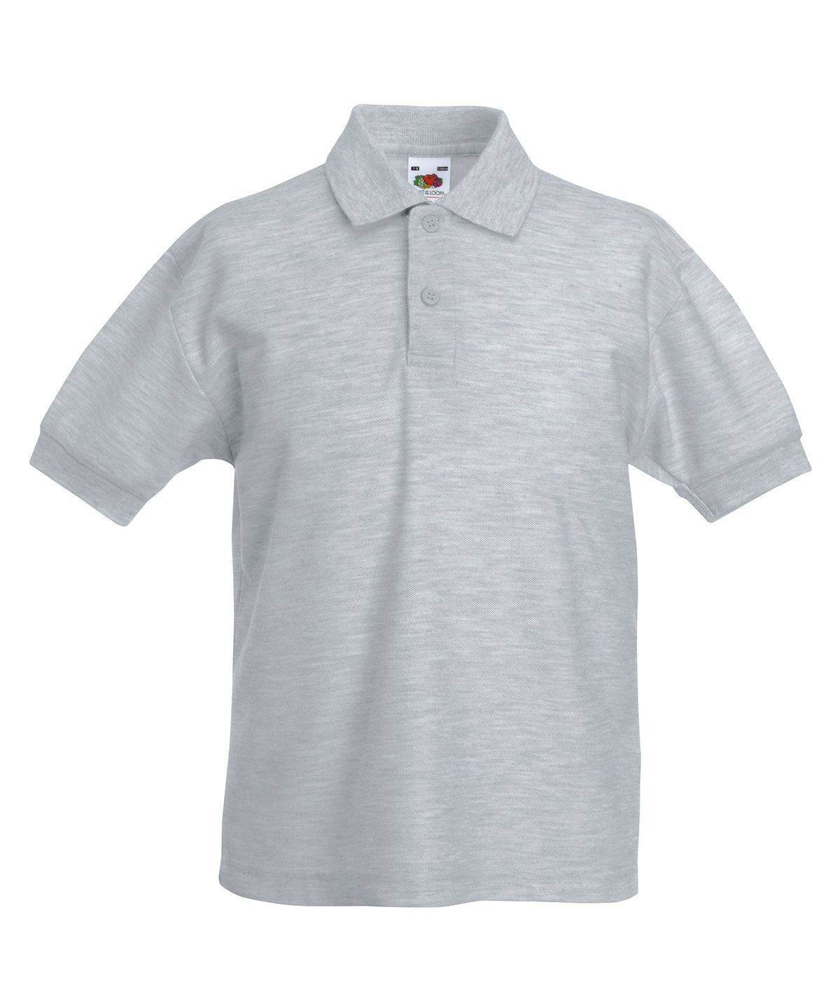 Polo piqu Kids 65/35 | Gris Jaspeado