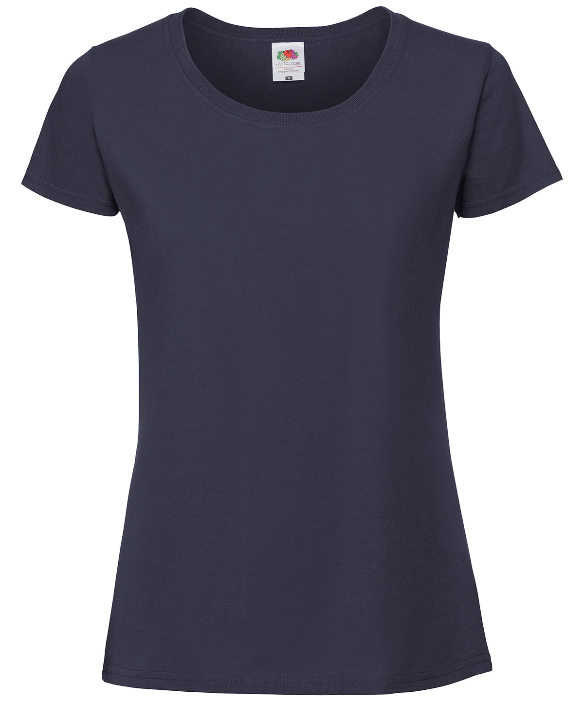 Camiseta premium en algodn ringspun Iconic 195 pour femme | Azul Marino Oscuro
