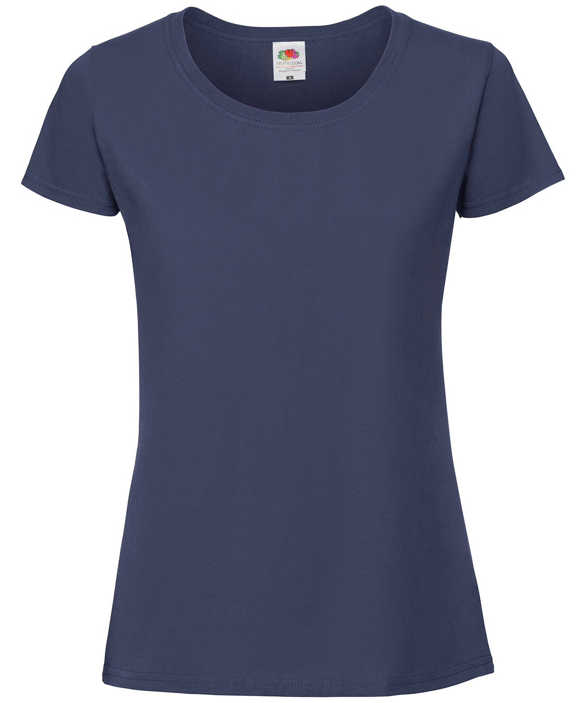 Camiseta premium en algodn ringspun Iconic 195 pour femme | Bleu Marin