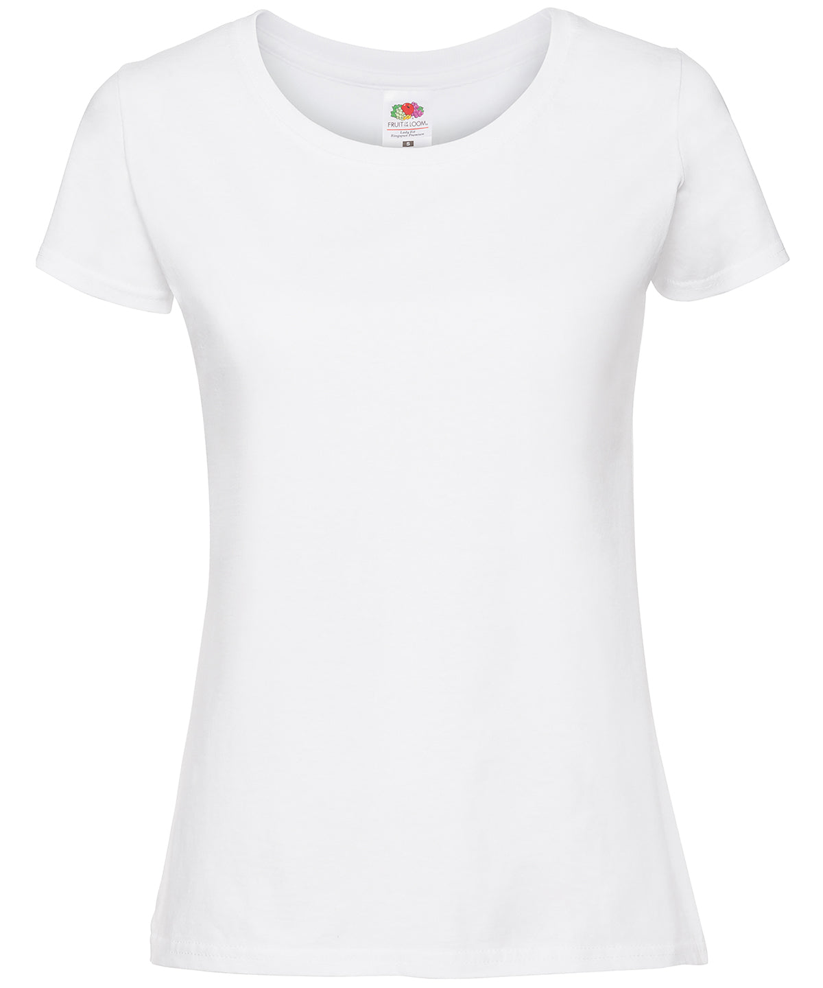 Camiseta premium en algodn ringspun Iconic 195 pour femme | Blanco