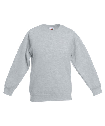 Premium Kinder Sweatshirt | Grau meliert