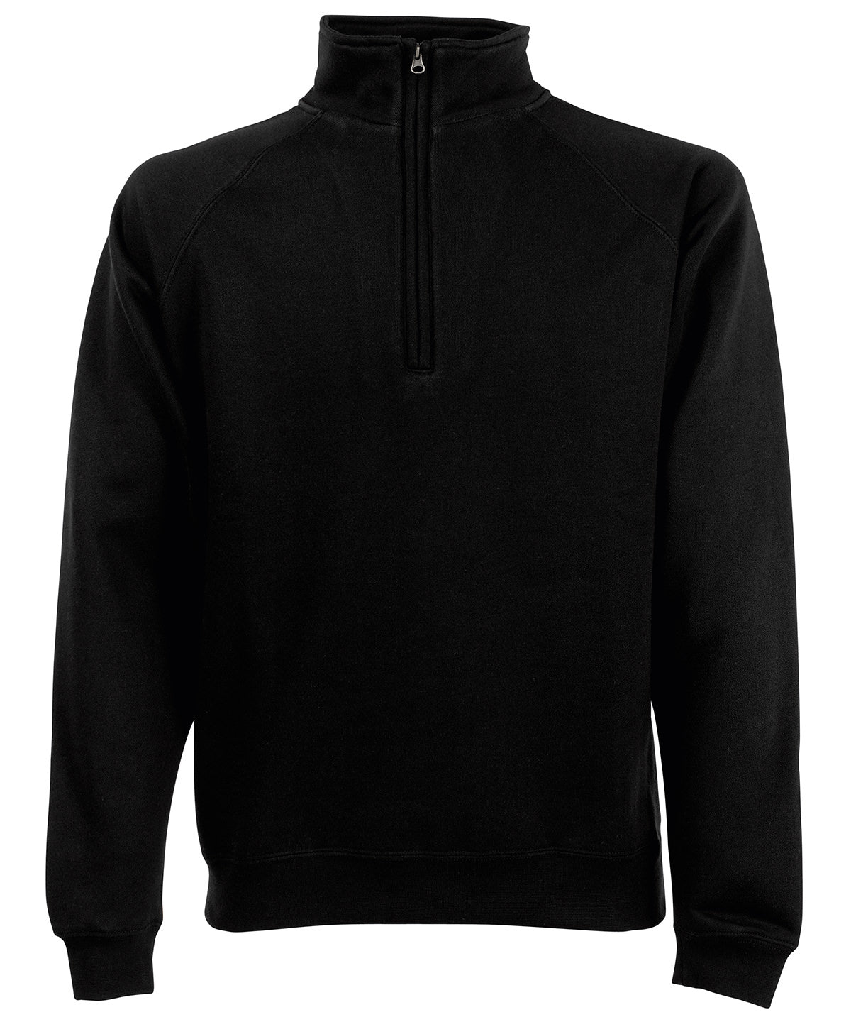 Premium 70/30 Zip Hoodie | Klassisches Schwarz