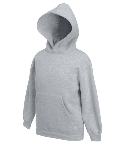 Sudadera con capucha premium para nios | Gris Jaspeado