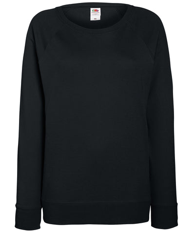 Sudadera ligera ragln para mujer | Negro