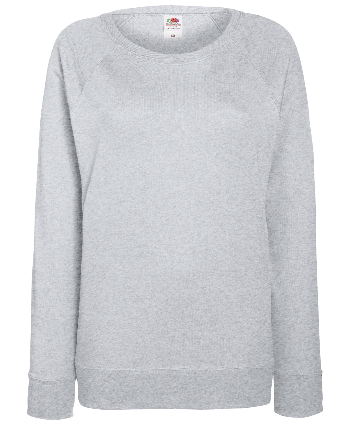 Sudadera ligera ragln para mujer | Gris Jaspeado