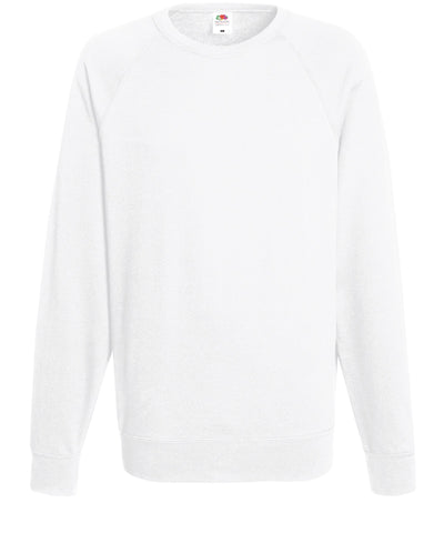 Leichtes Raglan-Sweatshirt | Weiß
