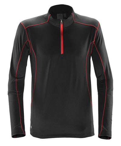 Pullover de polar Pulse | Negro/Rojo