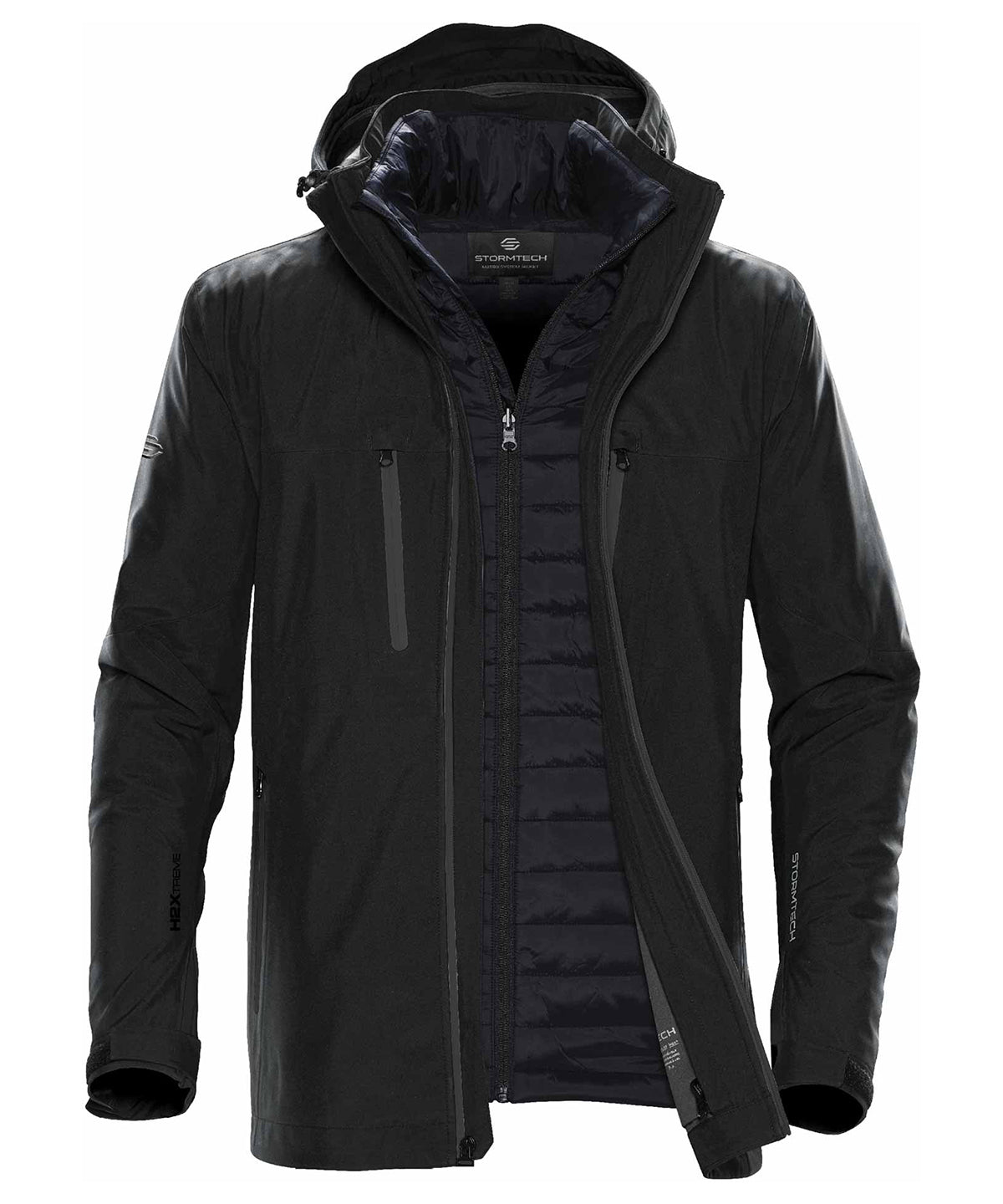 Chaqueta de sistema Matrix | Negro/Carbono