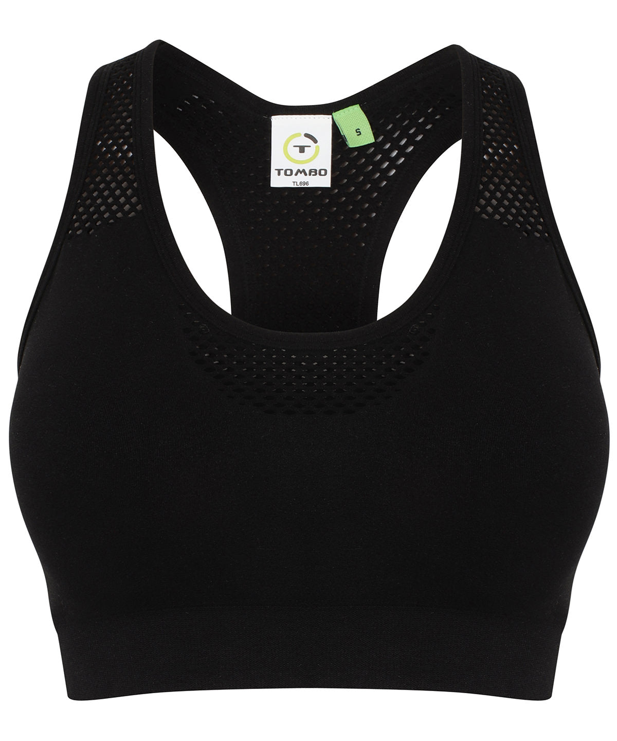 Nahtloser Sport-BH für Damen | Schwarz