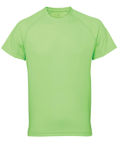 Camiseta tcnica panelada TriDri® | Verde Relmpago