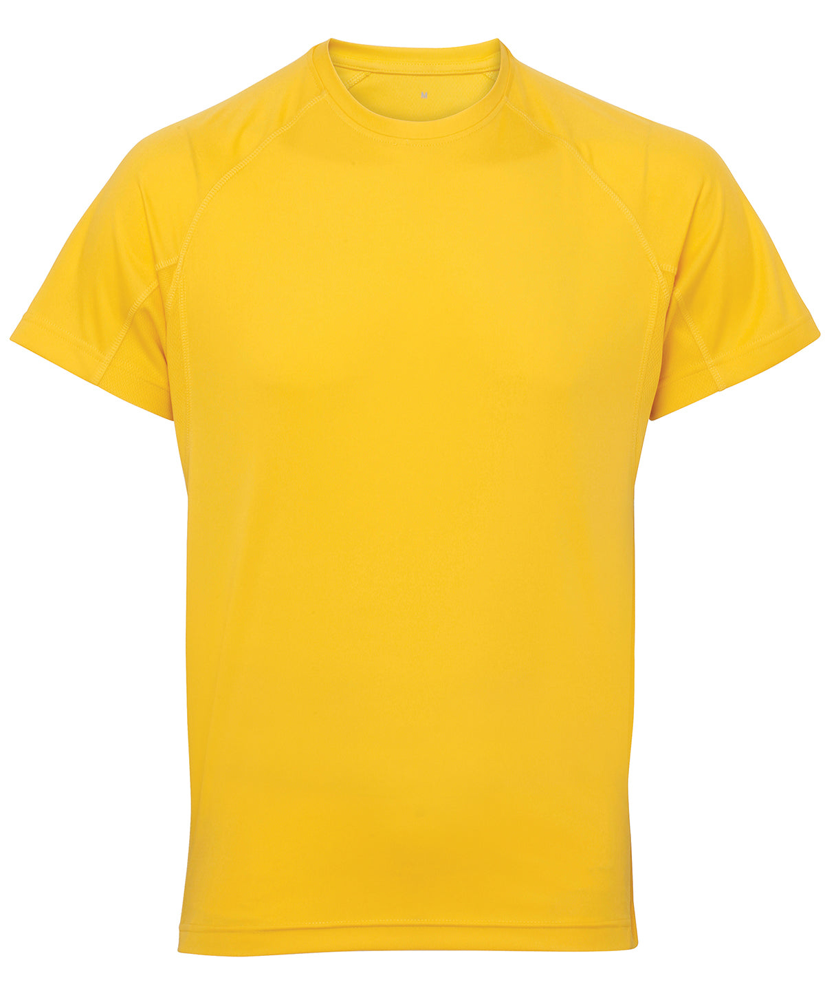 Camiseta tcnica panelada TriDri® | Amarillo Sol