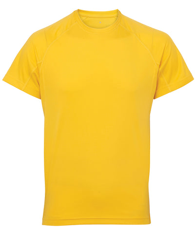 Camiseta tcnica panelada TriDri® | Amarillo Sol