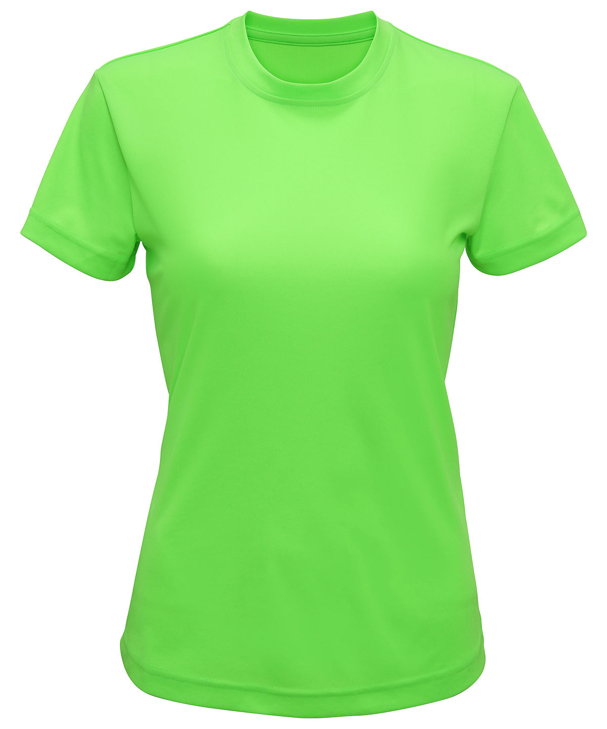 Camiseta de rendimiento para mujer TriDri® | Verde Relmpago