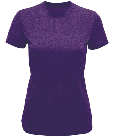 Camiseta de rendimiento para mujer TriDri® | Melange Morado