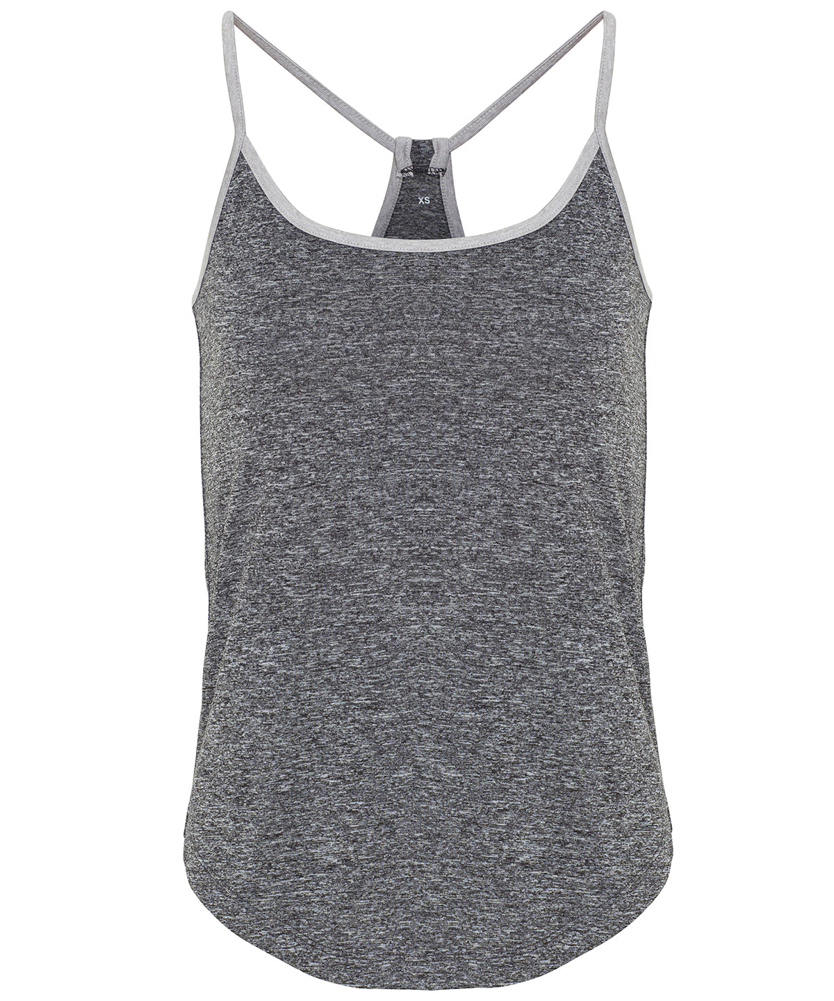 Camiseta de yoga para mujer TriDri® | Melange Negro/Melange Plata