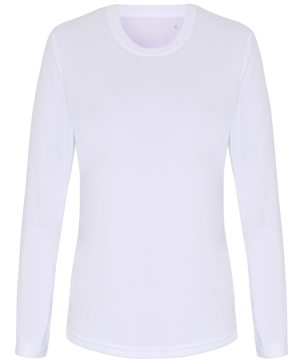 Camiseta de rendimiento de manga larga para mujer TriDri® | Blanco