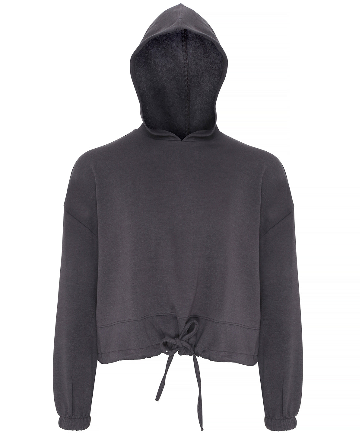 Sudadera corta extragrande para mujer TriDri® | Gris Oscuro