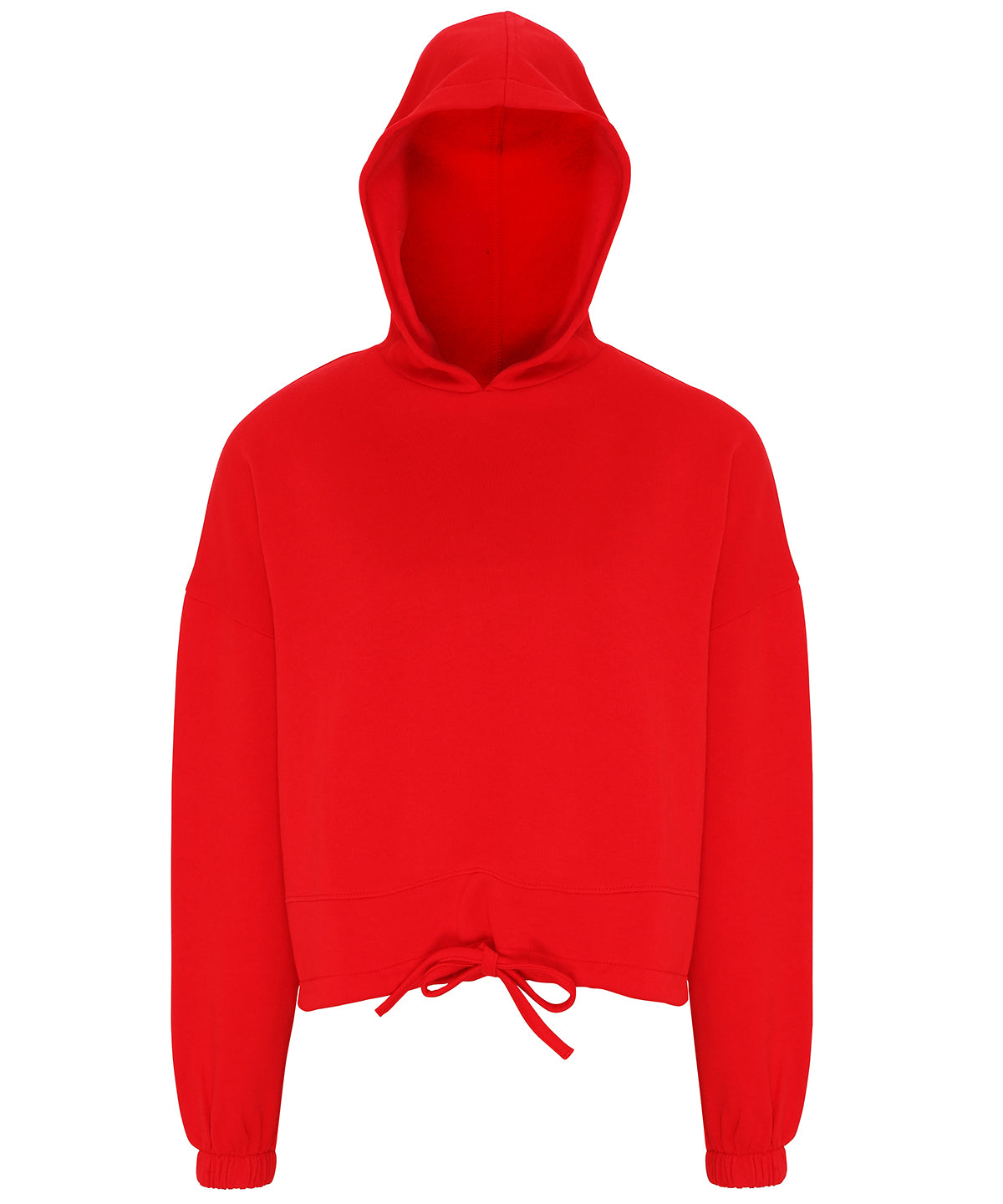 Sudadera corta extragrande para mujer TriDri® | Rojo Fuego