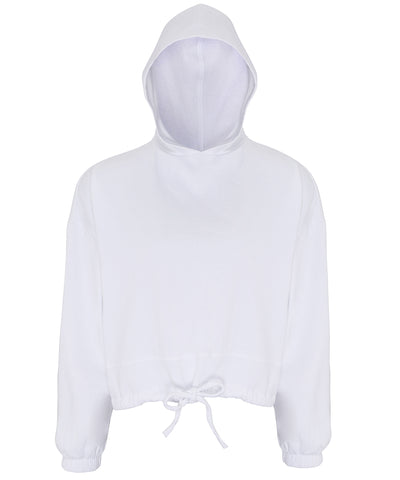 Sudadera corta extragrande para mujer TriDri® | Blanco