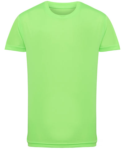 Camiseta de rendimiento para nios TriDri® | Verde Relmpago