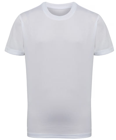 Camiseta de rendimiento para nios TriDri® | Blanco