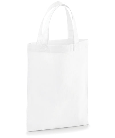 Bolsa de algodn para fiestas duradera | Blanco