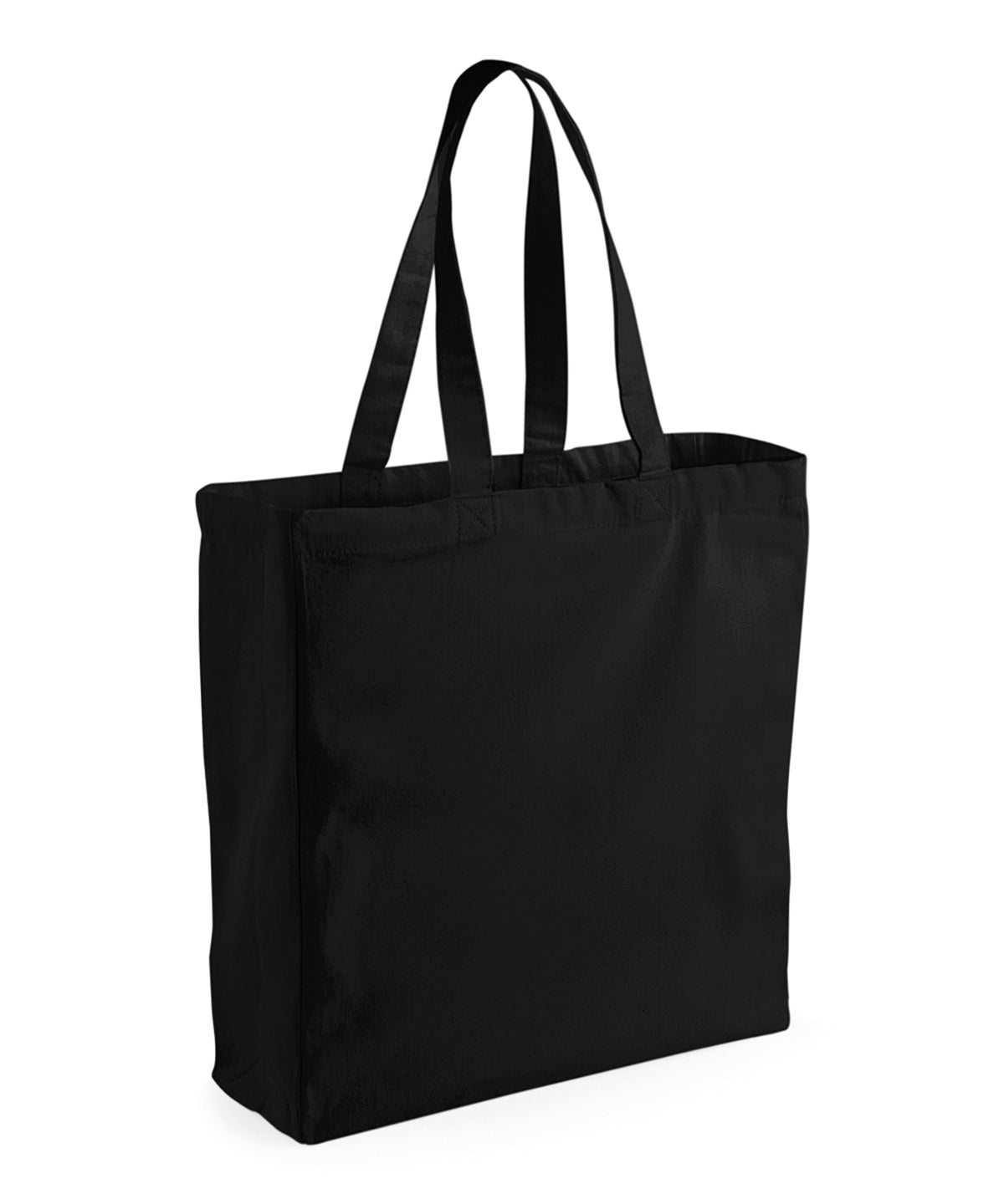 Bolso shopper clsico de lona | Negro
