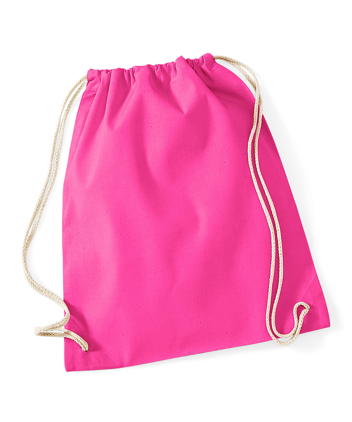 Saco de gimnasio de algodn | Fuchsia