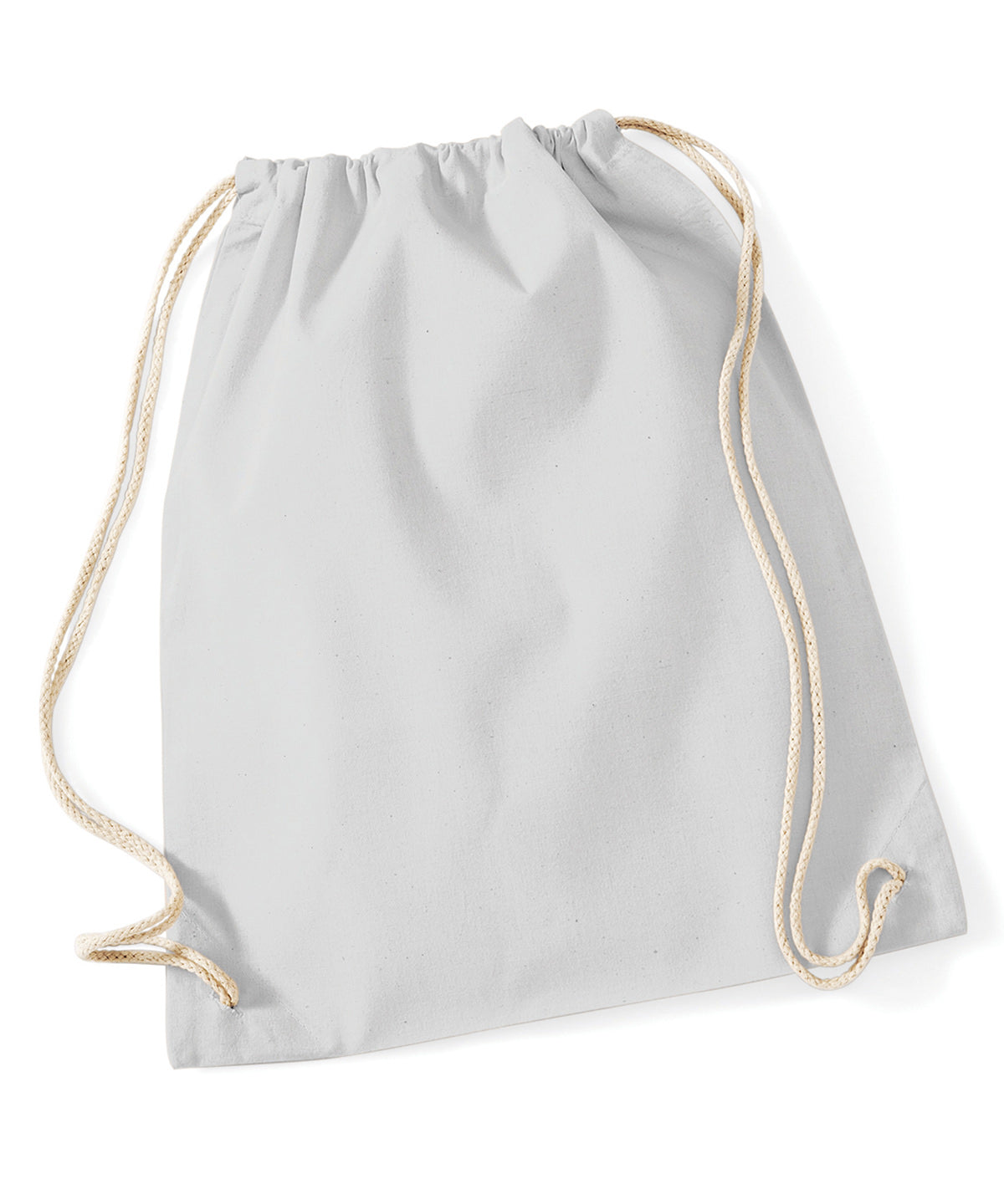 Saco de gimnasio de algodn | Gris Claro