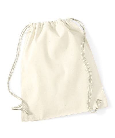 Saco de gimnasio de algodn | Natural