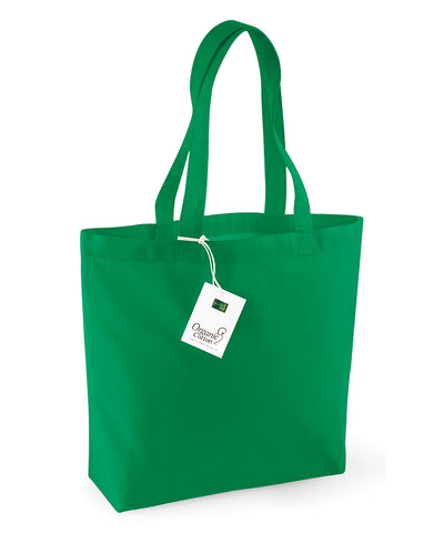 Shopper de algodón orgánico | Verde Esmeralda