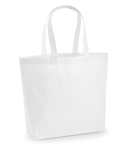 Bolso maxi de algodón premium | Blanco