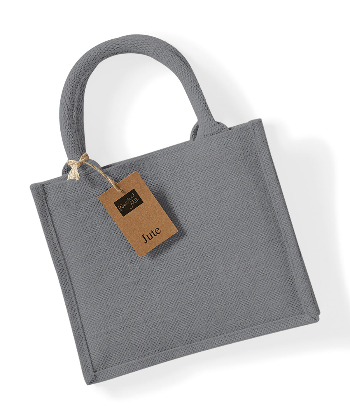 Bolsa de regalo mini de yute | Gris Grafito/Gris Grafito