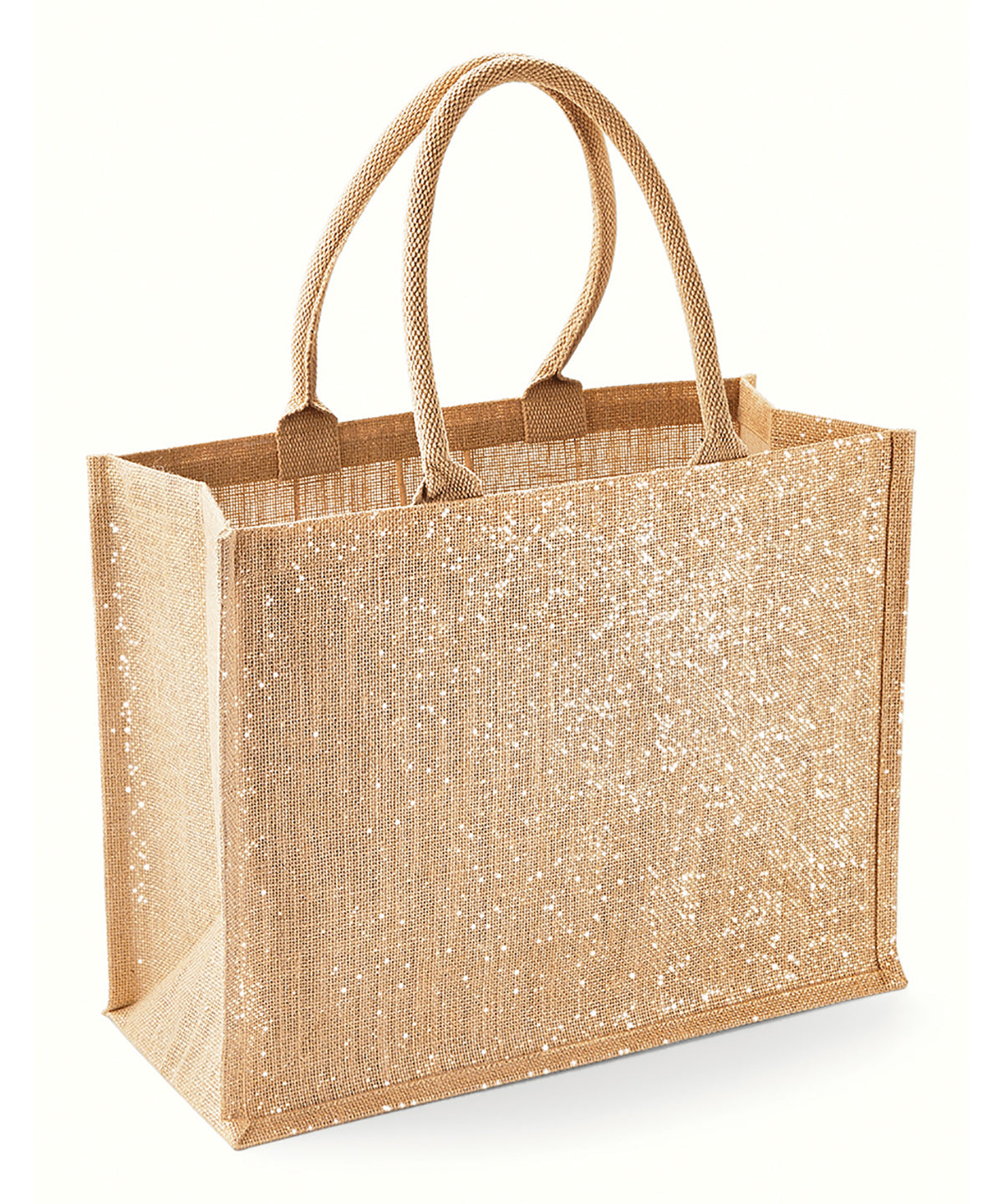 Bolso de yute brillante | Oro Natural