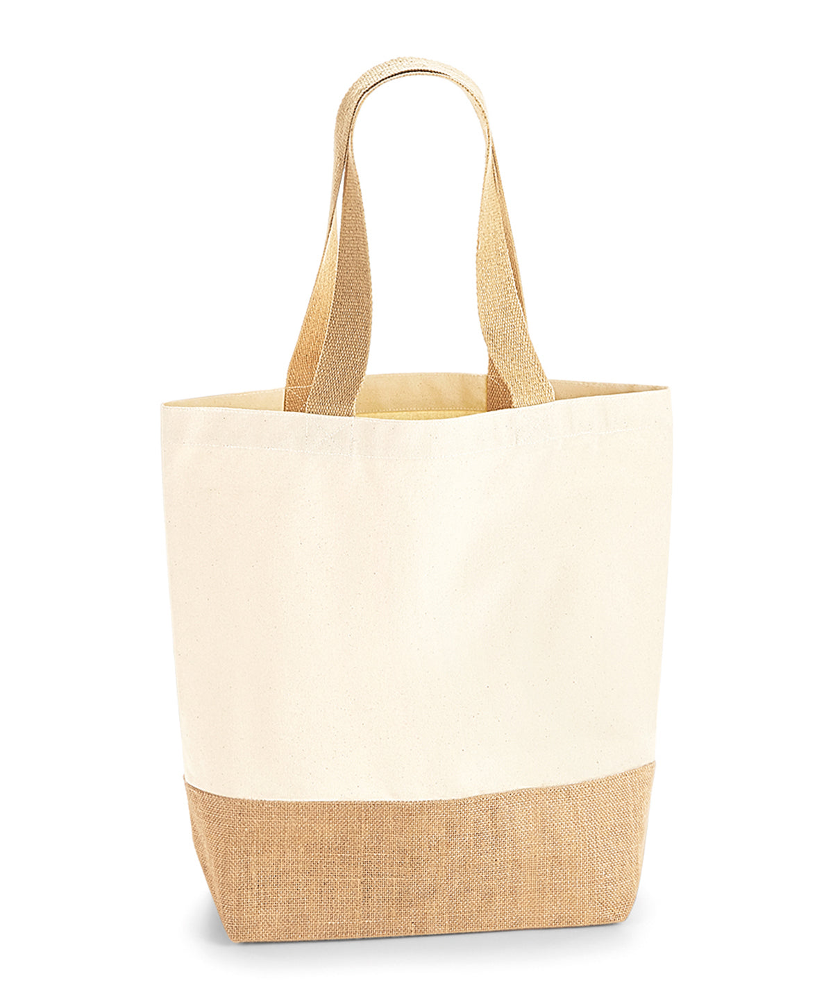 Shopper de lona con base de yute | Natural