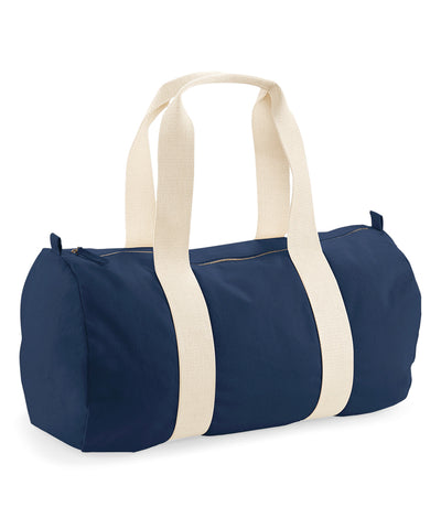 Bolso de barril orgánico EarthAware® | Azul Marino Francés