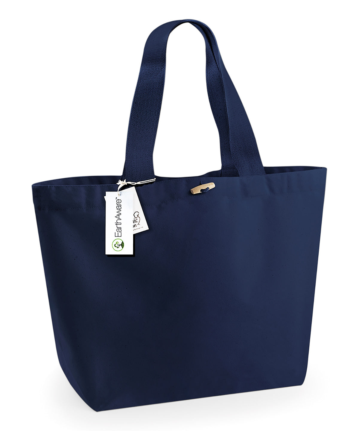 Bolso marinero XL orgánico EarthAware® | Azul Marino Francés