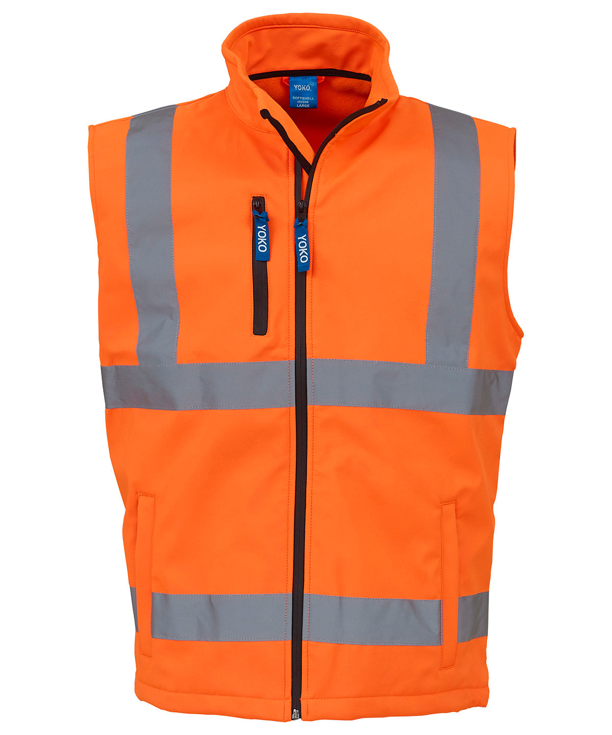 Chaleco softshell de alta visibilidad (HV006) | Naranja Claro