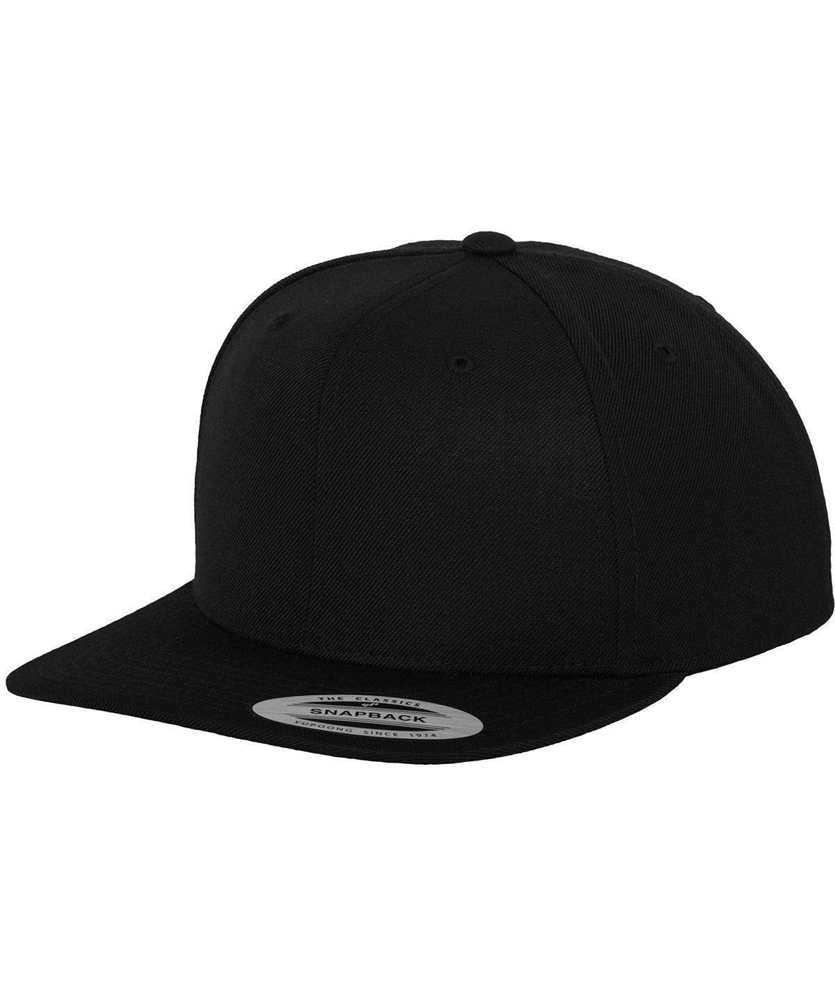 Die klassische Snapback-Cap (6089M) | Schwarz